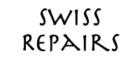 SWISS WRISTWATCH SERVICE WITH WARRANTY