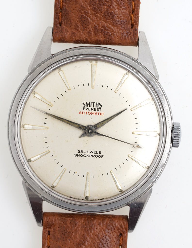EVEREST SMITHS AUTOMATIC STAINLESS STEEL 25 JEWEL ENGLISH 