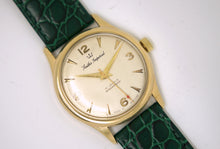 IMPERIAL SMITHS ENGLISH MADE MANUAL WOUND 19 JEWEL WRISTWATCH GOLD DENNISON AQUATITE CASED  2