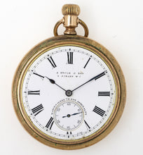 SMITHS EARLY S SMITH& SON 9 STRAND LONDON USA CASED OMEGA POCKET WATCH