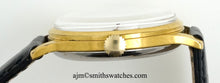 DELUXE SMITHS BLACK DIAL GENTS ENGLISH WRISTWATCH C 1955 MODEL A358 2