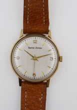 ASTRAL SMITHS MADE IN ENGLAND SOLID 9CT GOLD VINTAGE GENTS WRISTWATCH BRITISH RAIL 1969 WITH BOX