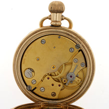 J W BENSON  ENGLISH POCKET WATCH C1950 B SERIES OPEN FACE 15 JEWEL DENNISON CASE