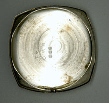 DELUXE SMITHS SILVER CUSHION CASE 1960'S ENGLISH ALCOA WRISTWATCH