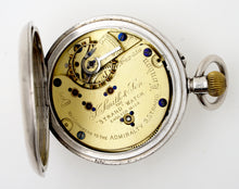 SMITHS EARLY S SMITH & SON LONDON SILVER OPEN FACED ENGLISH POCKET WATCH