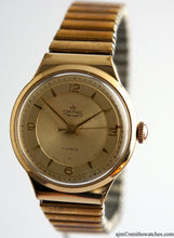 DELUXE SMITHS MADE IN ENGLAND 50'S GOLD PLATED FANCY CASED WRISTWATCH