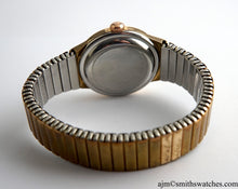 DELUXE SMITHS MADE IN ENGLAND 50'S GOLD PLATED FANCY CASED WRISTWATCH