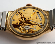 DELUXE SMITHS MADE IN ENGLAND 50'S GOLD PLATED FANCY CASED WRISTWATCH