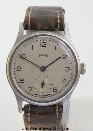 SMITHS EARLY 12-15 DENNISON AQUATITE WRISTWATCH C 1952