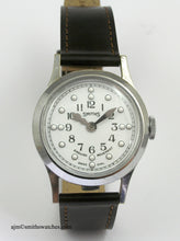 SMITHS EARLY BRAILLE HALF HUNTER WRISTWATCH 1960'S SPECIALLY ADAPTED MOVEMENT