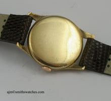 SMITHS EARLY 9CT GOLD WRISTWATCH HALLMARKED 1946/7