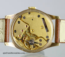 SMITHS EARLY 9CT GOLD WRISTWATCH HALLMARKED 1947/8