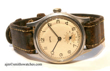 SMITHS EARLY 12-15 DENNISON AQUATITE WRISTWATCH C 1952
