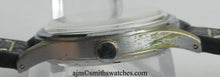 J W BENSON LONDON SMITHS MADE IN ENGLAND ROMAN NUMERAL DIAL DENNISON AQUATITE CASE C 1953 5