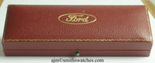 GARRARD SMITHS RETAILED FOR FORD PRESENTATION WATCH WITH SMITHS 18 JEWEL HIGHEST GRADE MANUAL MOVEMENT IN THE ORIGINAL FORD BOX WITH PAPERS