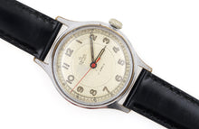 DELUXE SMITHS ENGLISH ANTARCTIC EXPEDITION PATTERN WRISTWATCH 17J SERVICED MODEL A454 c1958 PP ENGRAVING