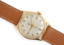 DELUXE SMITHS SOLID  9CT GOLD GENTS WRISTWATCH 1956 PRESENTATION BRISTOL MOTORS