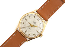 DELUXE SMITHS SOLID  9CT GOLD GENTS WRISTWATCH 1956 PRESENTATION BRISTOL MOTORS