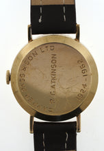 DELUXE SMITHS GENTS 9CT GOLD PRESENTATION WRISTWATCH SERVICED 1961