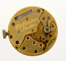 J W BENSON SMITHS 15J 9CT GOLD TI CUSHION PRESENTATION WATCH 1960