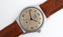 J W BENSON LONDON TROPICAL SMITHS ROMAN NUMERAL DIAL DENNISON AQUATITE CASE C 1950