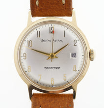 ASTRAL SMITHS DATE SOLID 9CT GOLD DQ WATERPROOF MODEL ORIGINAL SMITHS BOX