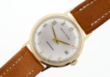 ASTRAL SMITHS DATE SOLID 9CT GOLD DQ WATERPROOF MODEL ORIGINAL SMITHS BOX