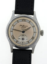 J W BENSON LONDON SMITHS MADE IN ENGLAND ROMAN NUMERAL DIAL DENNISON AQUATITE CASE C 1954