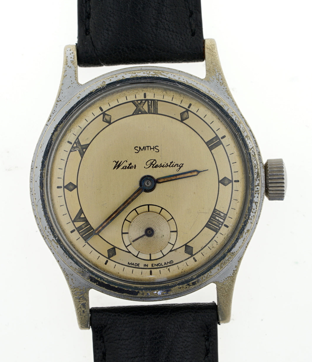 SMITHS EARLY WATER RESISTING 1952 WRISTWATCH DENNISON AQUATITE