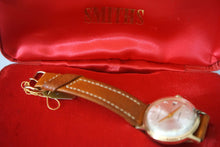 ASTRAL SMITHS DATE SOLID 9CT GOLD DQ WATERPROOF MODEL ORIGINAL SMITHS BOX
