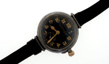 S SMITH & SONS SMITHS EARLY WW1 SILVER BORGEL OFFICERS TRENCH WATCH VERY ORIGINAL  WITH STRAP
