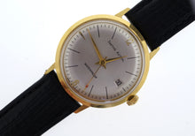 ASTRAL SMITHS DATE SC452 17 JEWEL GOLD PLATED ENGLISH WRISTWATCH SERVICED