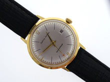 ASTRAL SMITHS DATE SC452 17 JEWEL GOLD PLATED ENGLISH WRISTWATCH SERVICED