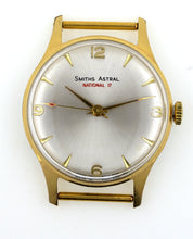 SMITHS ASTRAL NATIONAL 17 JEWEL 1960'S GOLD PLATE AND STEEL ENGLISH WRISTWATCH.