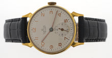 DELUXE SMITHS HORN LUG WRISTWATCH A304 c1952 SERVICED MINGOLD GP CASE