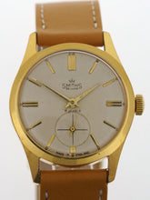 DELUXE SMITHS GENTS GOLD PLATED WATCH 50'S EXCELLENT CONDITION