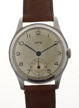 SMITHS EARLY 6RG FULLY STAINLESS STEEL 1947 WRISTWATCH SERVICED