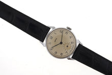 SMITHS EARLY 12.15 HORN LUG CHROME AND STAINLESS STEEL 1951 WRISTWATCH SERVICED