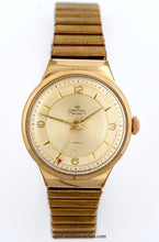 DELUXE SMITHS MADE IN ENGLAND 50'S GOLD PLATED FANCY CASED WRISTWATCH