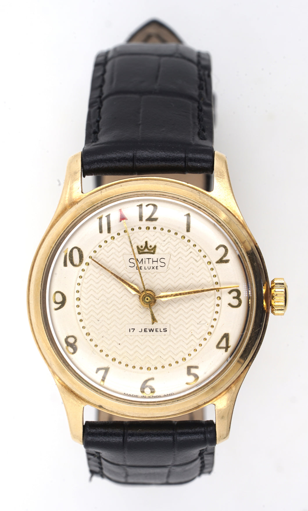 DELUXE SMITHS BRISTOL AVIATION 9CT DENNISON CASED WATCH WITH BOX PAPERS EXTRAS EXCELLENT
