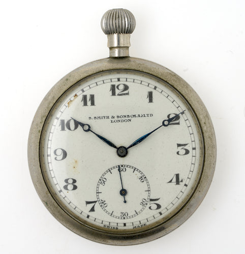 SMITHS EARLY S SMITH AND SONS (M.A) LTD LONDON NICKEL POCKET WATCH